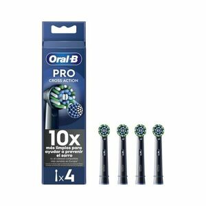 Oral-B EB 50-4 PRO Cross Action náhradní hlavice 4 ks černé obraz