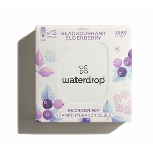 Waterdrop Boost černý rybíz, černý bez, acai 12 ks obraz