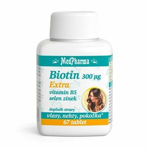 Medpharma Biotin 300 µg Extra 67 tablet obraz