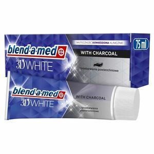 Blend-a-med 3D White with Charcoal zubní pasta 75 ml obraz