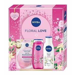 Nivea Box Floral Love 2024 dárková sada 3 ks obraz