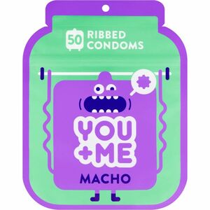 You Me You Me MACHO - vroubkované kondomy (50 ks) obraz