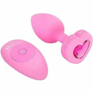 b-Vibe B-Vibe vibrační anální kolík Heart S/M s ovl. 9, 8cm obraz