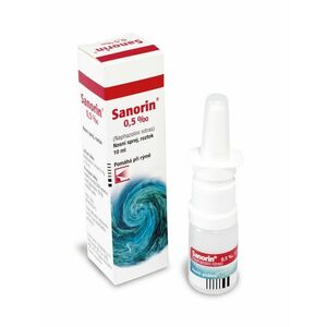 Sanorin 0, 5‰ nosní sprej 10 ml obraz