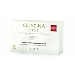 Crescina Transdermic péče na podporu růstu vlasů a proti vypadávání pro muže ampule 20x3, 5 ml stupeň 200 obraz