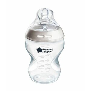 Tommee Tippee Samosterilizační kojenecká lahev 0m+ 260 ml čirá obraz