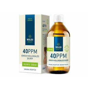 WoldoHealth Koloidní stříbro 40ppm 500 ml obraz