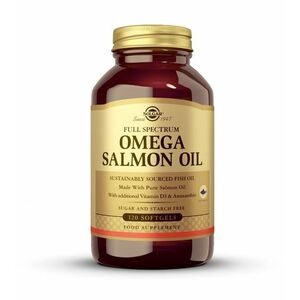 Solgar Full Spectrum Omega Salmon Oil 120 tobolek obraz