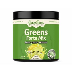 GreenFood Nutrition Greens Forte Mix juicy lemon 240 g obraz