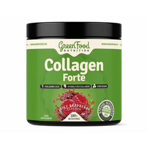 GreenFood Nutrition Collagen Forte juicy raspberry 180 g obraz