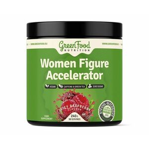 GreenFood Nutrition Women Figure Accelerator juicy raspberry 240 g obraz