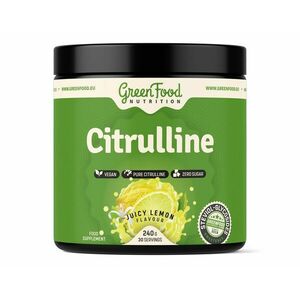 GreenFood Nutrition Citrulline juicy lemon 240 g obraz