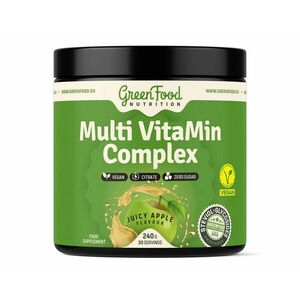 GreenFood Nutrition Multi VitaMin Complex juicy apple 240 g obraz