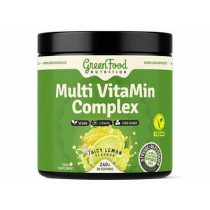 GreenFood Nutrition Multi VitaMin Complex juicy lemon 240 g obraz