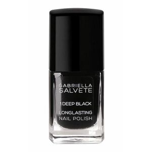 Gabriella Salvete Longlasting Enamel 1 Deep Black lak na nehty 11 ml obraz