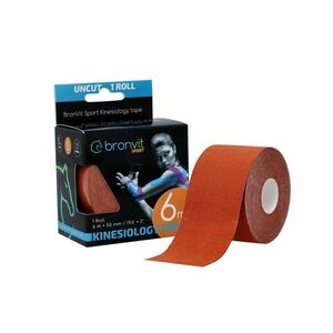 BronVit Sport Kinesio Tape classic 5 cm x 6 m tejpovací páska světle hnědá obraz