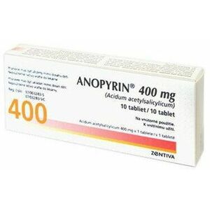 ANOPYRIN 400 mg 10 tablet obraz