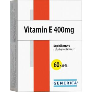 GENERICA Vitamin E 400 mg 60 kapslí obraz