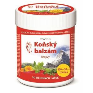 SWISS Koňský balzám hřejivý 500+50ml 550 ml obraz