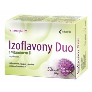 NOVENTIS Izoflavony Duo s vitamínem D 60 kapslí obraz