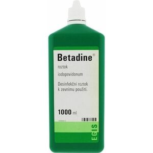 BETADINE tekutina (H) zelený 1000 ml obraz