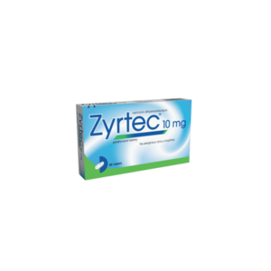 ZYRTEC 10 mg 20 tablet obraz