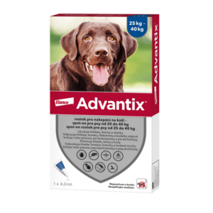 ADVANTIX pro psy spot-on nad 25 kg 4 ml obraz