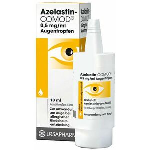 AZELASTIN Comod 0.5 mg/ml oční kapky, roztok 10 ml obraz