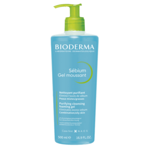 BIODERMA Sébium Gel moussant jemný čisticí gel pro smíšenou a mastnou pleť 500 ml obraz