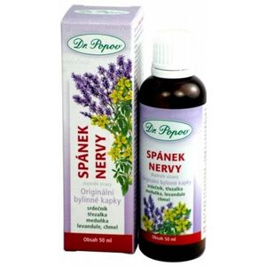 DR.POPOV Spánek-nervy Bylinné kapky 50 ml obraz