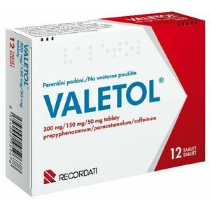 VALETOL 12 tablet obraz