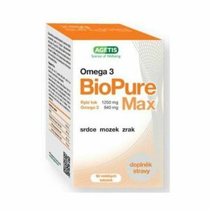 BIOPURE Max Omega 3, 60 měkkých tobolek obraz