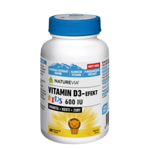 NATUREVIA Vitamin D3-Efekt Kids, cucací tablety 60 ks obraz