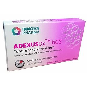 INNOVA PHARMA ADEXUSDx Těhotenský test hCG-krevní test obraz