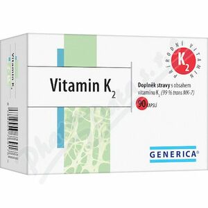 GENERICA Vitamin K2 90 kapslí obraz