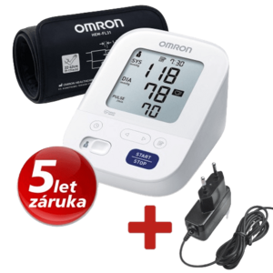 OMRON M3 Comfort intelli + Zdroj obraz