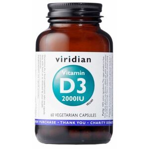 VIRIDIAN Vitamin D3 2000IU 60 kapslí obraz