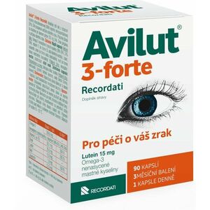 AVILUT 3-forte Recordati 90 kapslí obraz