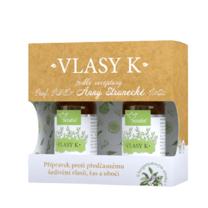 SERAFIN - byliny s.r.o. Vlasy K - proti předčasnému šedivění 2 x 50 ml obraz