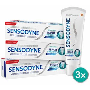 SENSODYNE Repair&Protect Extra Fresh Zubní pasta 3 x 75 ml obraz