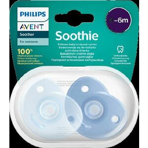 PHILIPS AVENT Šidítko Soothie 0-6m chlapec, 2 ks obraz