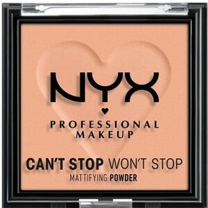 NYX PROFESSIONAL MAKEUP Can't Stop Won't Stop Mattifying Powder Kompaktní pudr - 13 Bright Peach 6 g obraz