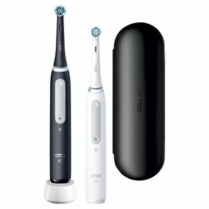 ORAL-B iO 4 Černý a Bílý elektrický zubní kartáček obraz