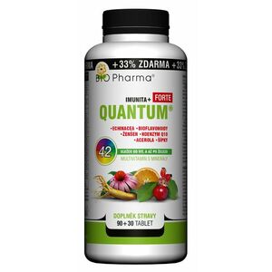 BIO PHARMA QUANTUM Imunita+ Forte 42 složek 90+30 tablet 120 ks obraz