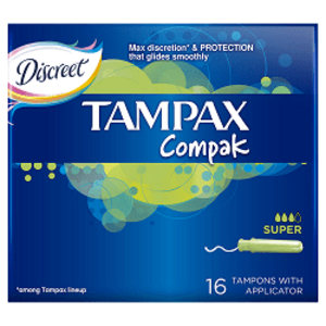 Tampax Compak Super tampony 16 ks obraz