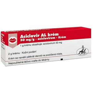 ACICLOVIR AL krém 50 mg 2 g obraz