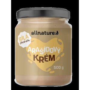 ALLNATURE Arašídový krém s bílou čokoládou 500 g obraz