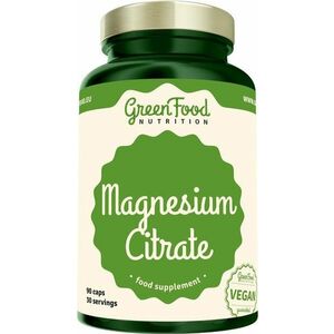 GREENFOOD NUTRITION Magnesium Citrate 90 kapslí obraz