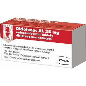 DICLOFENAC AL 25mg 50 tablet obraz