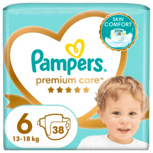 PAMPERS Premium Care plenky vel. 6, 13+ kg, 38 ks obraz